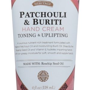 NUBIAN HERITAGE: Hand Cream Patchouli and Buriti, 4 oz