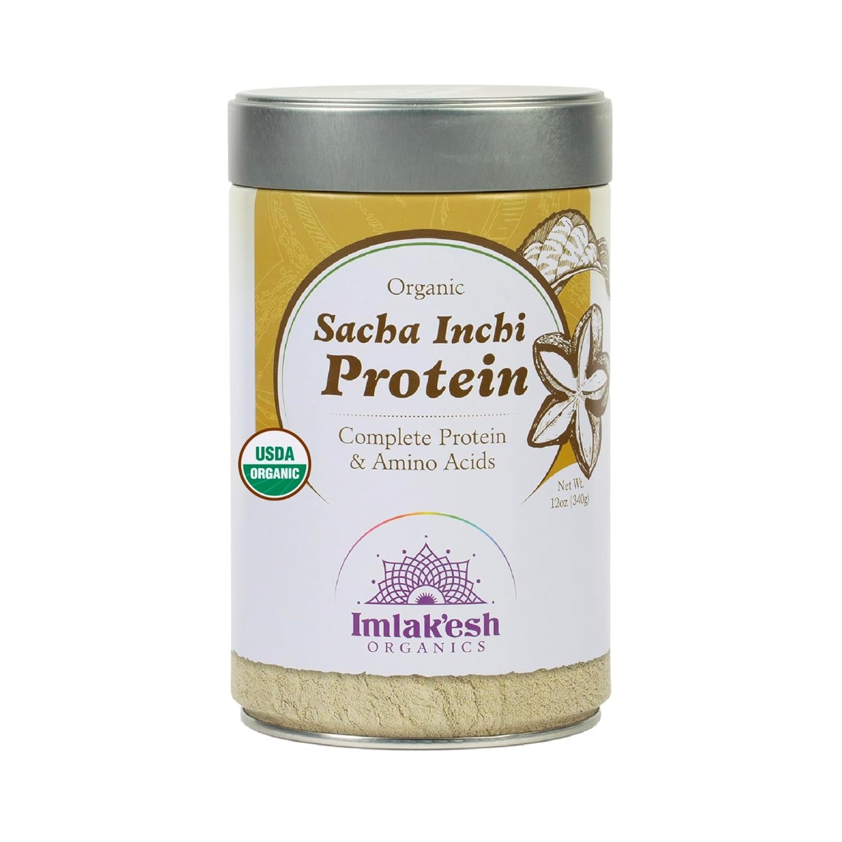 IMLAKESH ORGANICS: Sacha Inchi Protein Powder, 12 oz