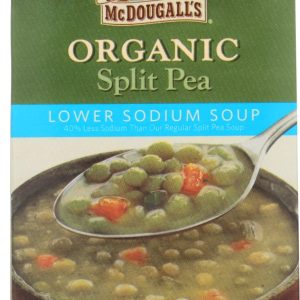 DR. MCDOUGALL'S: Organic Soup Split Pea Lower Sodium, 17.6 oz