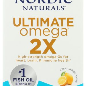 NORDIC NATURALS: Omega Ultimate 2X Lemon, 60 sg