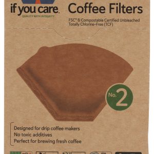 IF YOU CARE: Coffee Filters No. 2 Size, 100 Filters