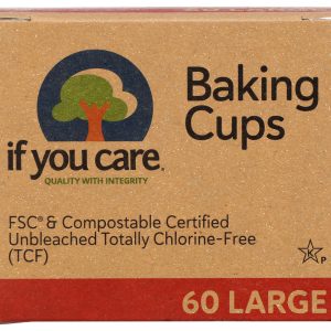 IF YOU CARE: Large Baking Cups, 60 Cups