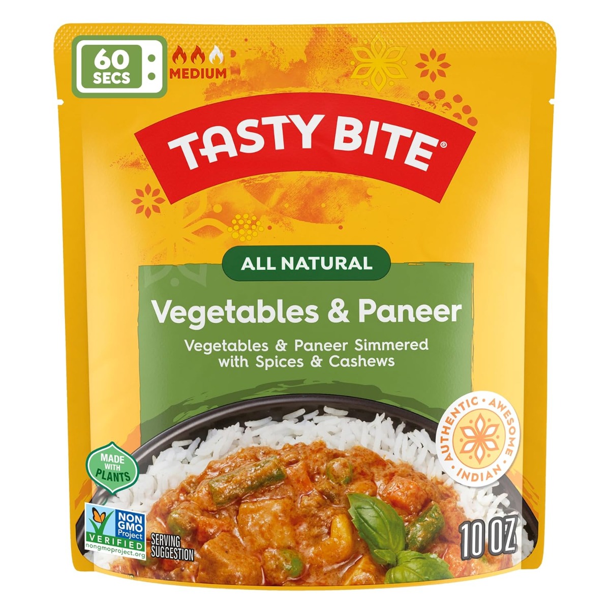 TASTY BITE: Jaipur Vegetables, 10 oz