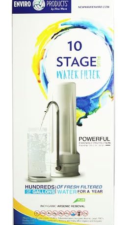 NEW WAVE ENVIRO: 10 Stage Water Filter System, 1kt