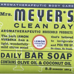 MRS MEYER'S CLEAN DAY: Daily Bar Soap Lemon Verbena, 5.3 oz