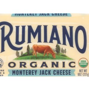 RUMIANO: Monterey Jack Organic Cheese Bar, 8 oz