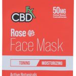 CBDFX: Rose Face Mask, 1 pc
