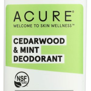 ACURE: Deodorant Cedarwood Mint, 2.25 oz