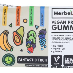 HERBALAND: Fantastic Fruit Vegan Protein Gummies, 50 gm