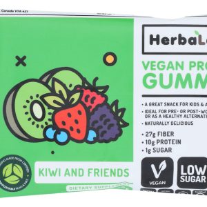 HERBALAND: Kiwi and Friends Vegan Protein Gummies, 50 gm