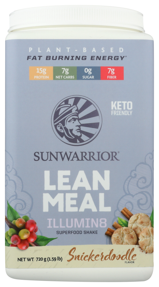 SUNWARRIOR: Lean Meal Snickerdoodle, 720 gm