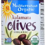 MEDITERRANEAN ORGANICS: Organic Pitted Kalamata Olives, 8.4 Oz