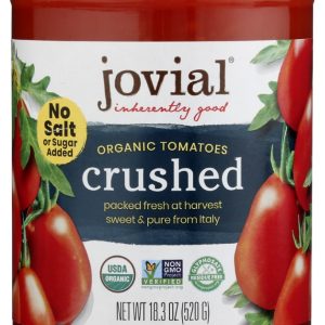 JOVIAL: Organic Crushed Tomatoes, 18.3 Oz