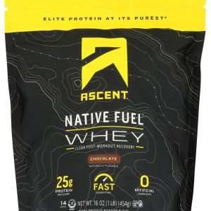 ASCENT: Whey Protein Native Choco, 1 lb