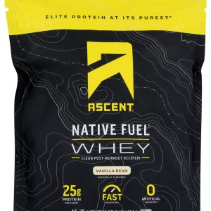 ASCENT: Whey Protein Native Vanil, 1 lb