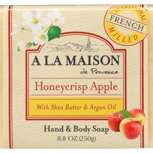 A LA MAISON DE PROVENCE: Honey Crisp Apple Bar Soap, 8.8 oz