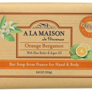 A LA MAISON: Orange Bergamot Bar Soap, 8.8 oz