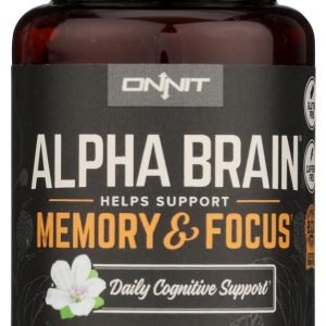 ONNIT: Alpha Brain Memory & Focus Dietary Supplement, 14 cp