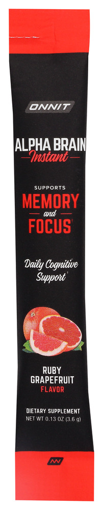 ONNIT: Alpha Brain Pkt Rby Grpfr, 3.9 oz