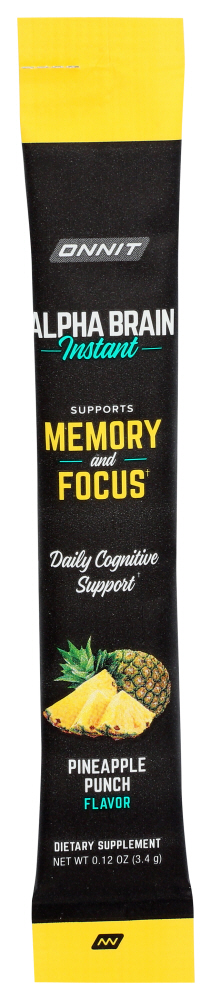 ONNIT: Alpha Brain Pkt Pnppl Pun, 3.9 oz