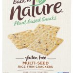 BACK TO NATURE: Gluten Free Rice Thins Multi Seed, 4 oz