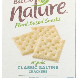 BACK TO NATURE: Organic Classic Crackers Saltine, 7 oz