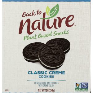 BACK TO NATURE: Classic Sandwich Creme Cookie, 12 oz
