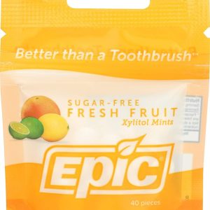 EPIC DENTAL: Mint Fruit Xylitol, 40 pc