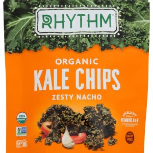 RHYTHM SUPERFOODS: Kale Chips Zesty Nacho, 2 oz