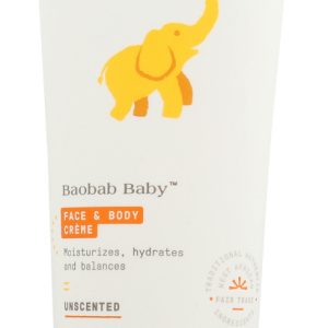 ALAFFIA: Baobab Baby Face Body Creme Unscented, 8 fo