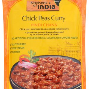 KITCHENS OF INDIA: Pindi Chana Chick Peas Curry, 10 oz