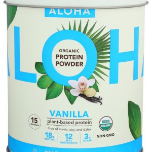 ALOHA: Organic Vanilla Protein Powder, 1 lb