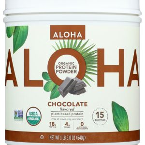 ALOHA: Protein Powder Chocolate, 19.6 oz
