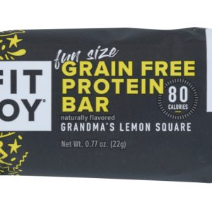 FITJOY: Lemon Square Protein Bars, 22 gm