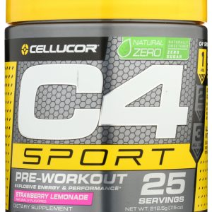 CELLUCOR: C4 Sport Natural Zero Strawberry Lemonade, 7.5 oz