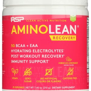 RSP NUTRITION: Hibiscus Lemonade Aminolean Recovery, 210 gm