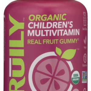 FRUILY: Organic Childrens Multivitamin Gummy, 60 ea
