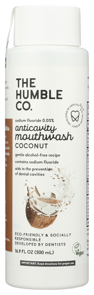 THE HUMBLE CO: Coconut Anticavity Mouthwash, 16.9 fo