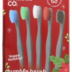 THE HUMBLE CO: Holiday Plant Based Humble Brush, 5 pc