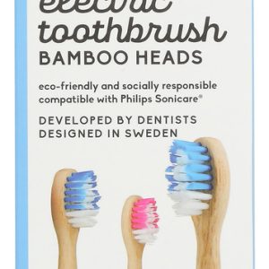 THE HUMBLE CO: Electric Toothbrush Bamboo Heads, 3 pc
