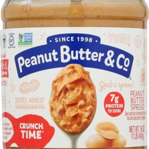 PEANUT BUTTER & CO: Crunch Time Crunchy Peanut Butter, 16 oz