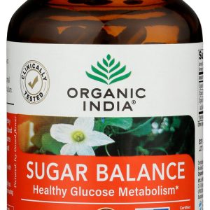 ORGANIC INDIA: Sugar Balance Healthy Glucose Metabolism, 90 cp