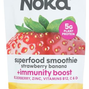 NOKA: Smoothie Strawberry Banana, 4.22 oz