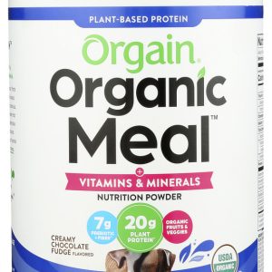 ORGAIN: Organic Meal All-in-one Nutrition Creamy Chocolate Fudge, 2.01 lb