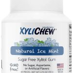 XYLICHEW: Sugar Free Chewing Gum Ice Mint Jar, 60 pc
