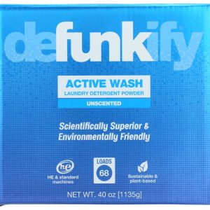 DEFUNKIFY: Detergent Powder Unscntd, 40 oz