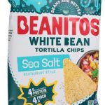 BEANITOS: White Bean Chips with Sea Salt Restaurant Style, 6 oz