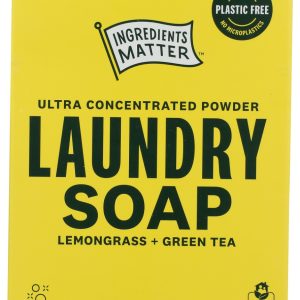INGREDIENTS MATTER: Lemongrass Green Tea Laundry Powder, 15 oz