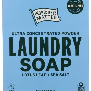 INGREDIENTS MATTER: Lotus Sea Salt Laundry Powder, 30 oz