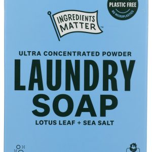 INGREDIENTS MATTER: Lotus Sea Salt Laundry Powder, 15 oz